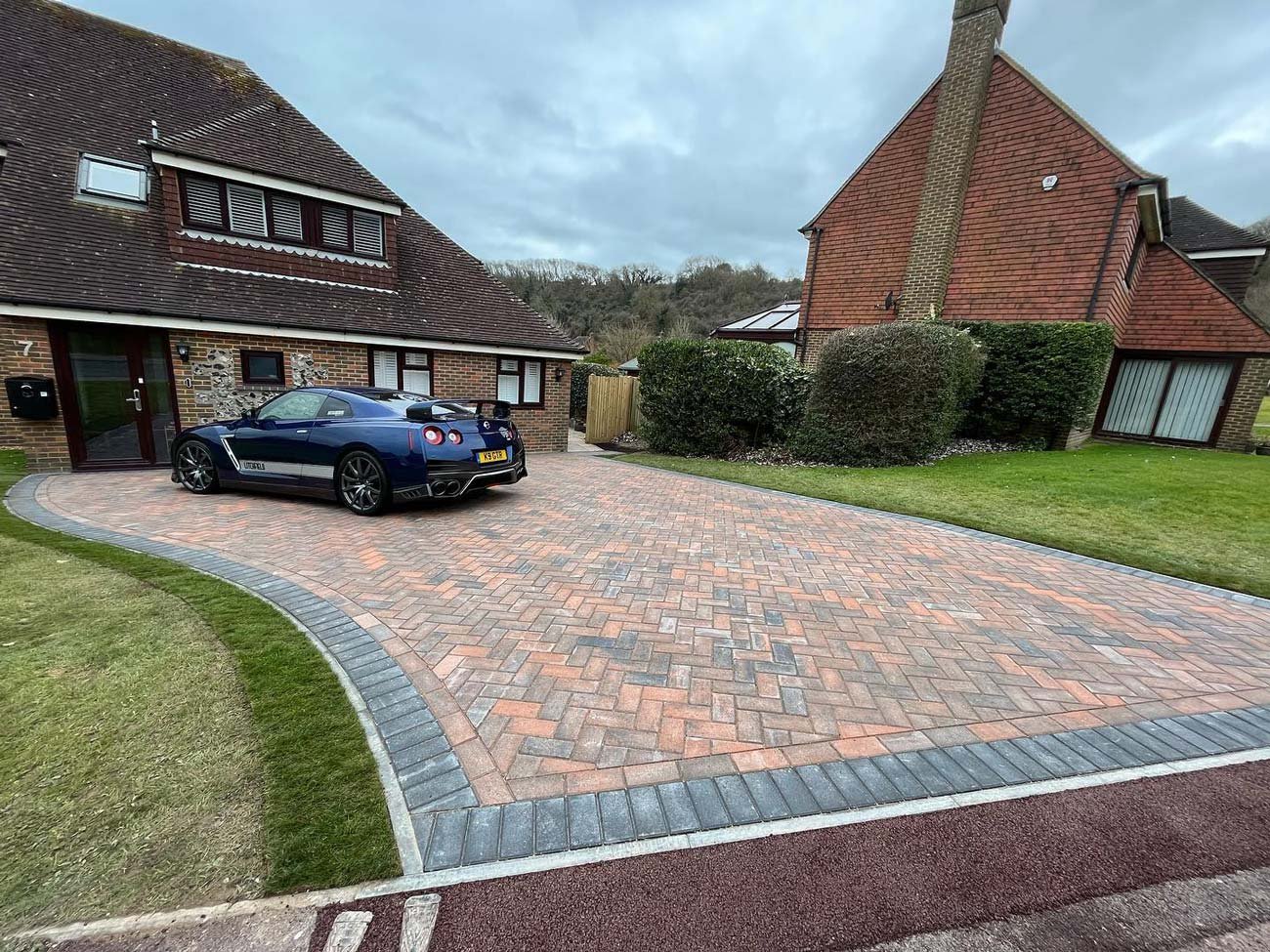 Custom Paver Driveway Installation