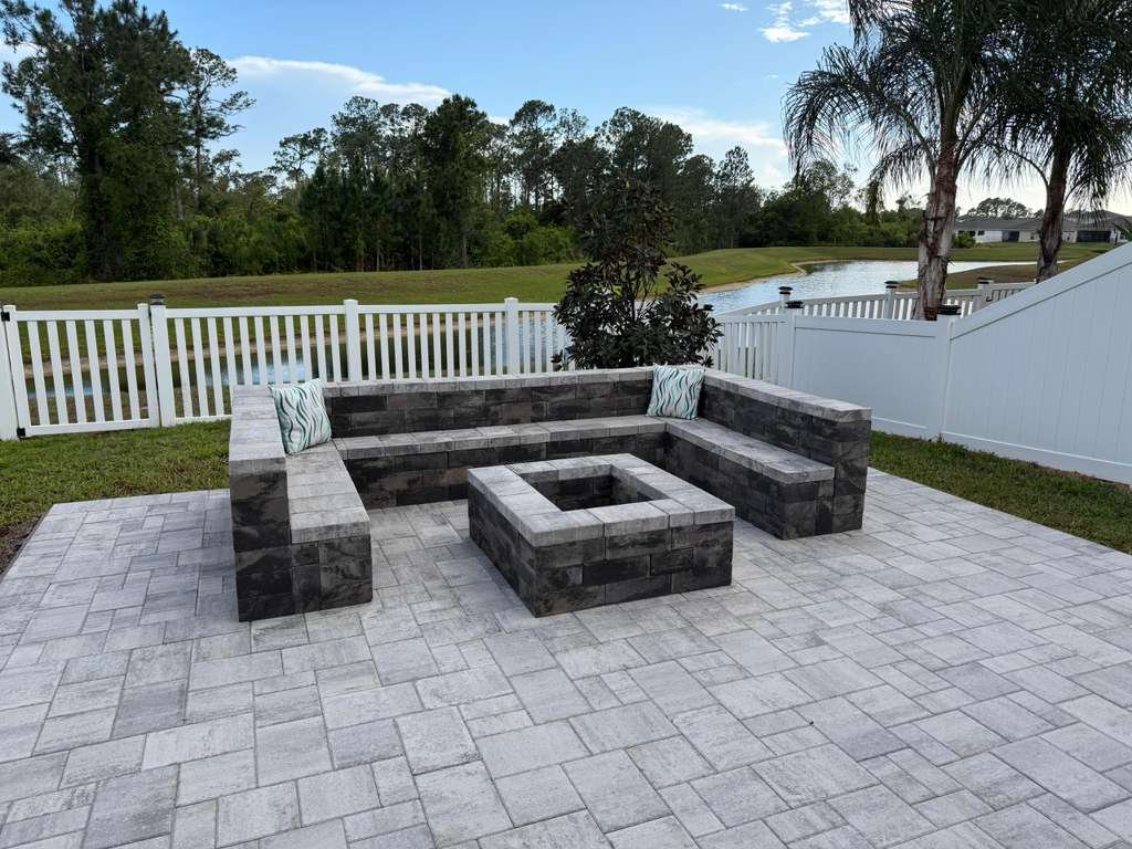 Beautiful Outdoor Paver Patio Space